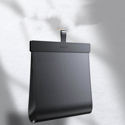 Flag Village Auto Tools PVC Car Trash Bag Leak-proof Lock Smell Magnetic Car Rubbish Holder Garbage Storage Bag Vomit Bags Trash Bin