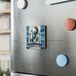 Flag Village Guatemala Flag Sporting Porcelain Magnet, Square GTM0006