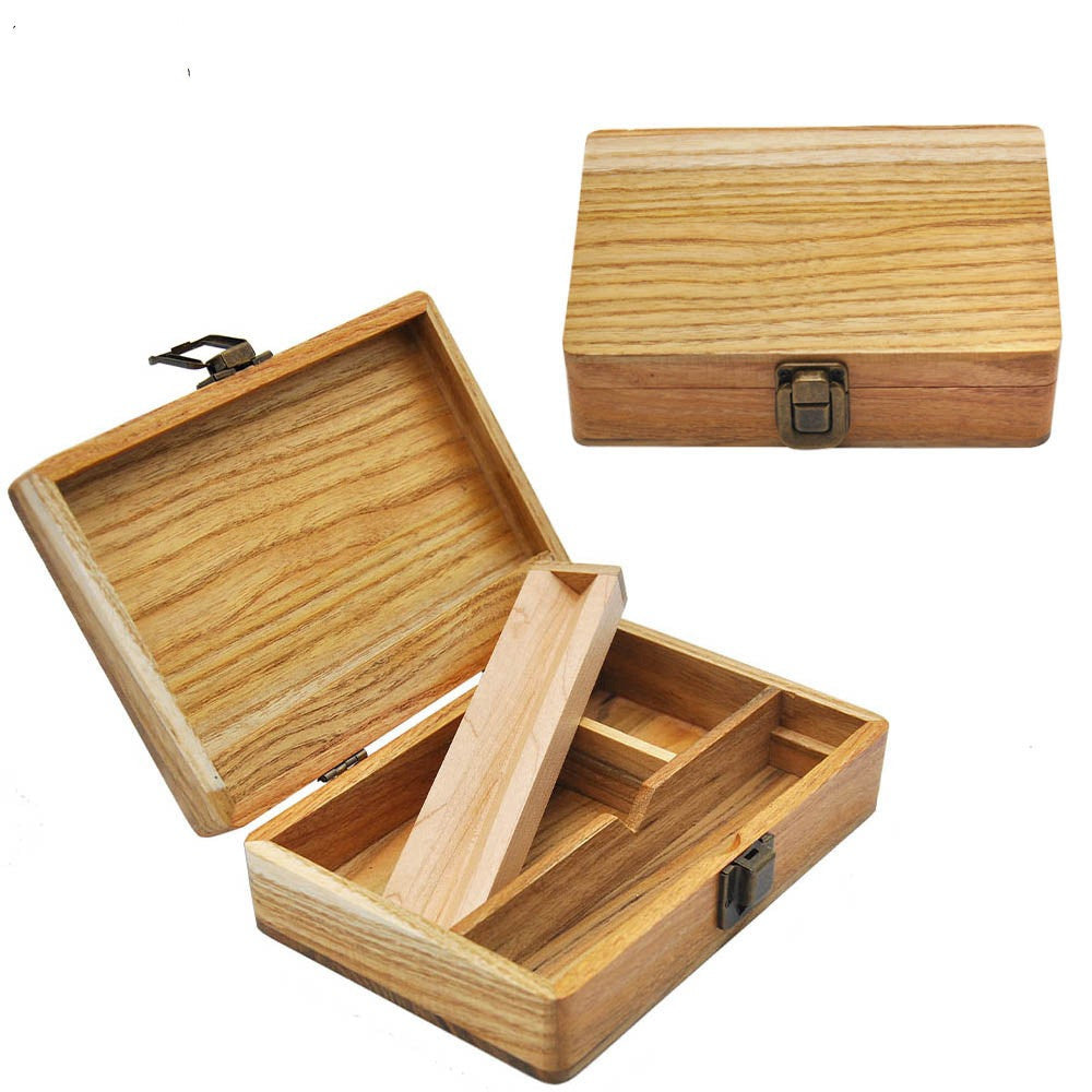 Flag Village Set Packaging Wood Gift Box