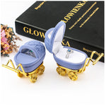 Flag Village Jewelry Ring Necklace Jewelry Box Gift Box Flannel Box