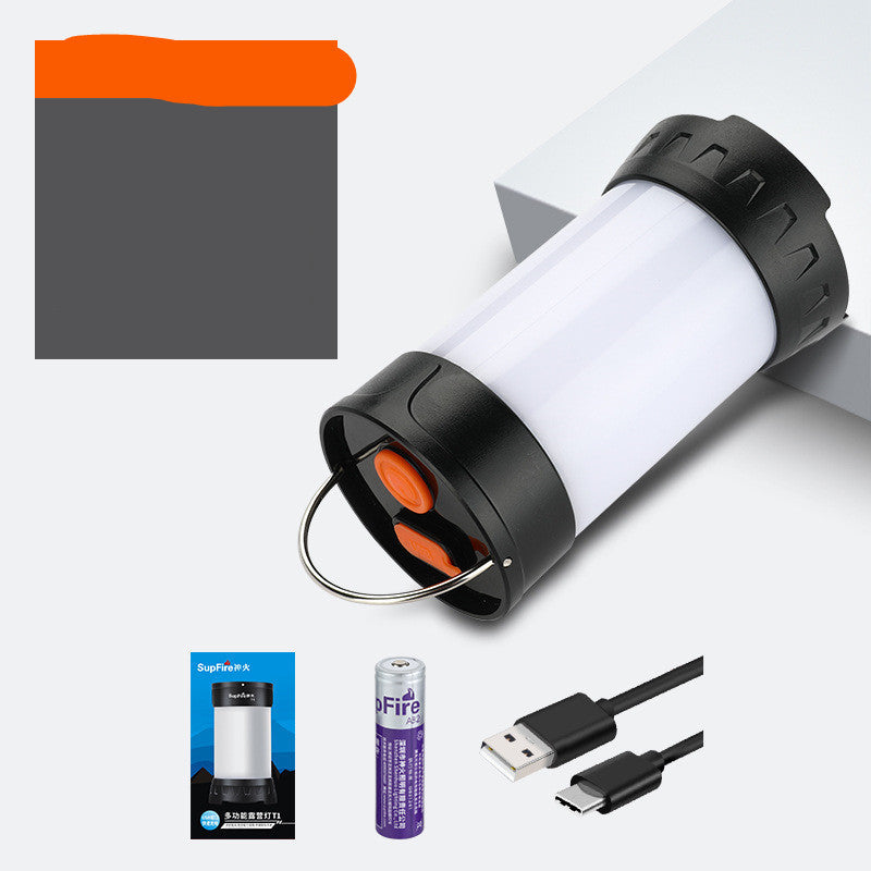 Flag Village Camping Lights Camping Lights Outdoor Multi-function LED Rechargeable Super Bright Tent Camping Stall Lights
