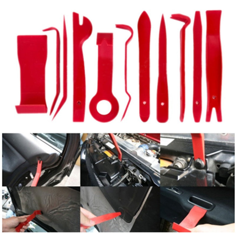 Flag Village Auto Tools 11 12PCS Plastic Car Disassembly Tools DVD Stereo Refit Kits