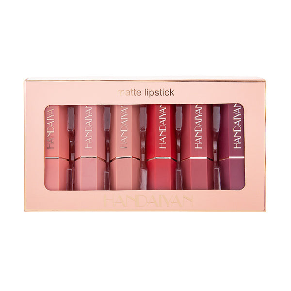 Flag Village Matte Matte Lipstick Gift Box Set Non-stick Cup Lipstick Lipstick