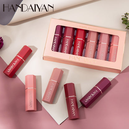 Flag Village Matte Matte Lipstick Gift Box Set Non-stick Cup Lipstick Lipstick