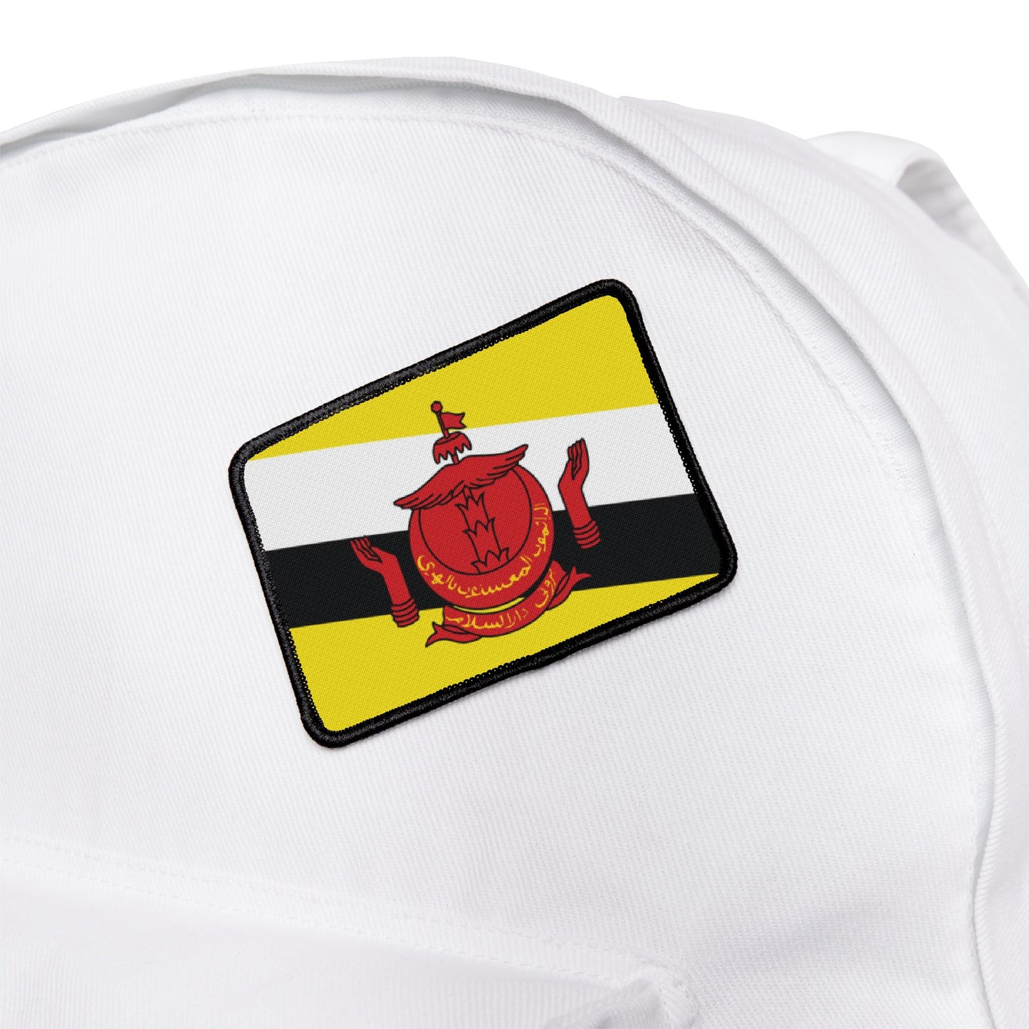 Flag Village Brunei Flag Embroidery Iron-On Patches