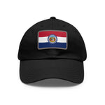 Flag Village USA Missouri State Flag Hat Cap with Leather Patch
