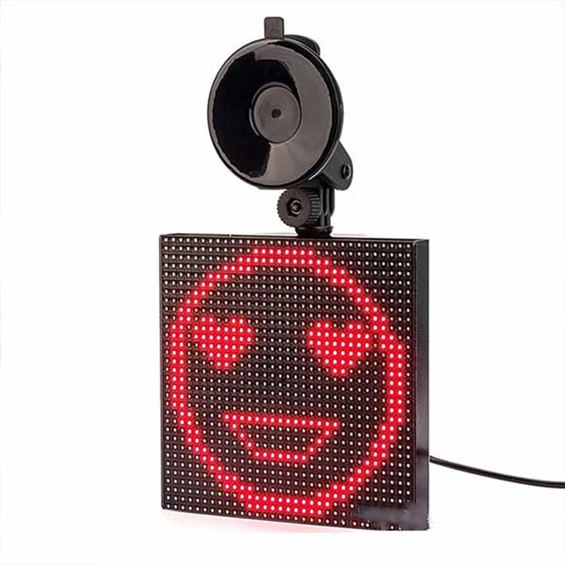 Flag Village Auto Tools Full-Color Bluetooth Emoticon Car Led Display