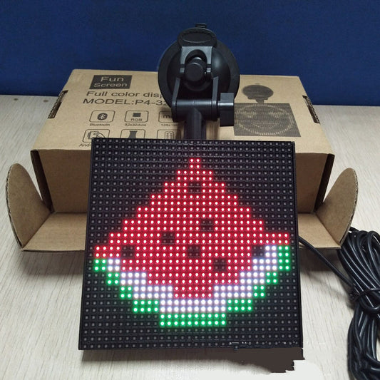 Flag Village Auto Tools Full-Color Bluetooth Emoticon Car Led Display