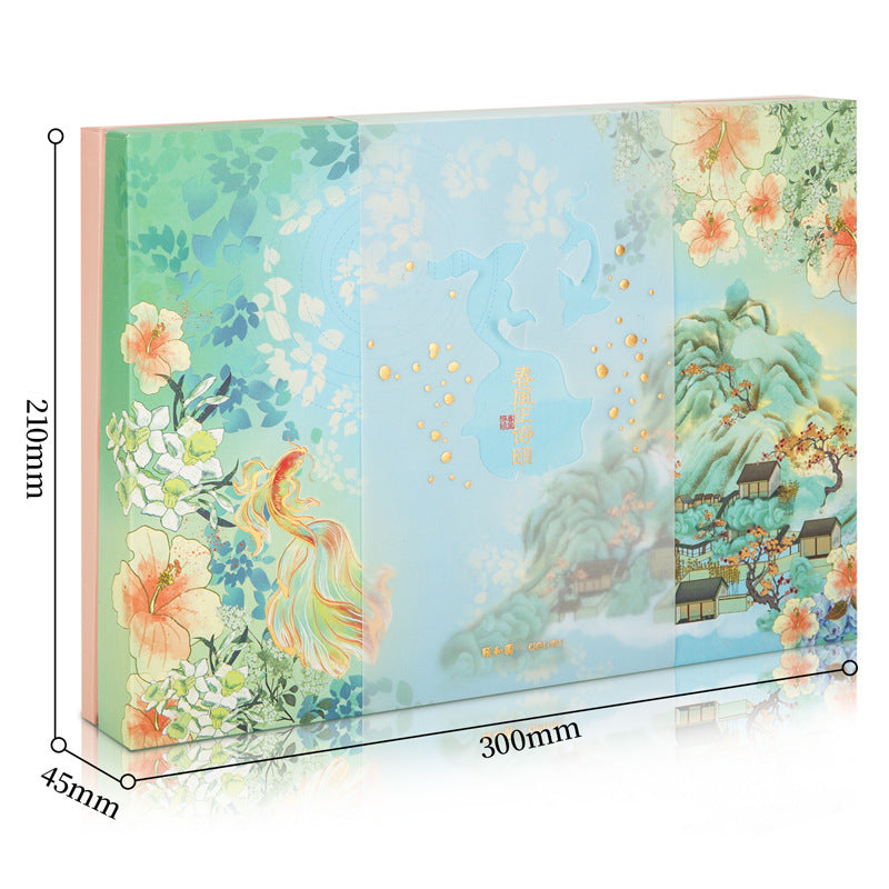 Flag Village Summer Palace Hand Account Gift Box Stationery Set Gift