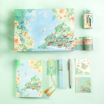 Flag Village Summer Palace Hand Account Gift Box Stationery Set Gift
