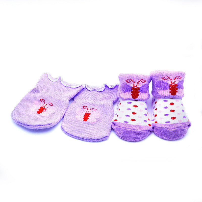 Flag Village Newborn Baby Gloves And Socks Set Gift Box