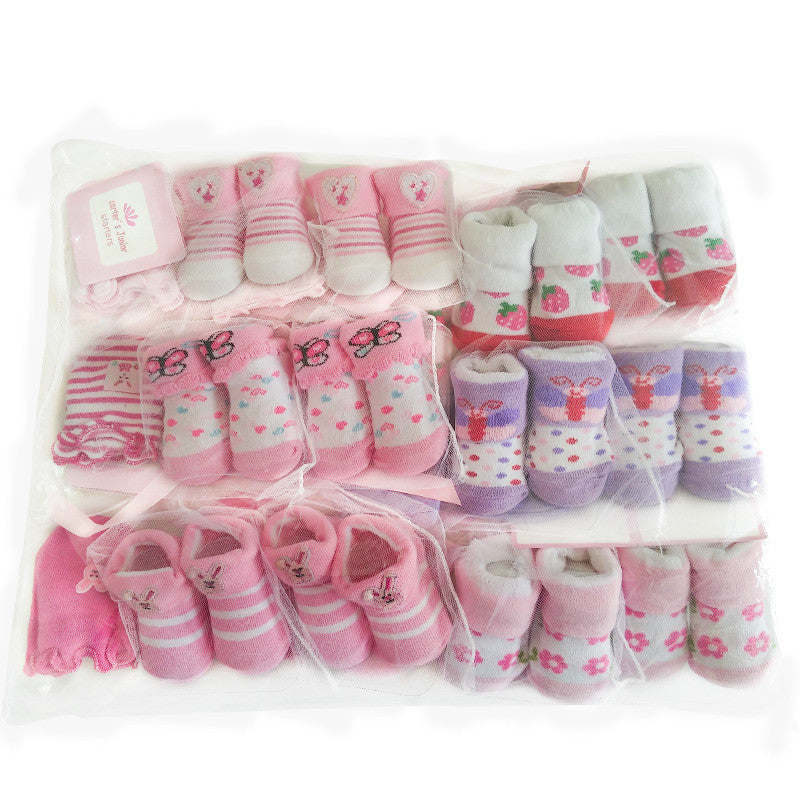 Flag Village Newborn Baby Gloves And Socks Set Gift Box