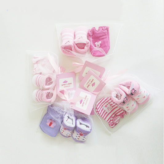 Flag Village Newborn Baby Gloves And Socks Set Gift Box