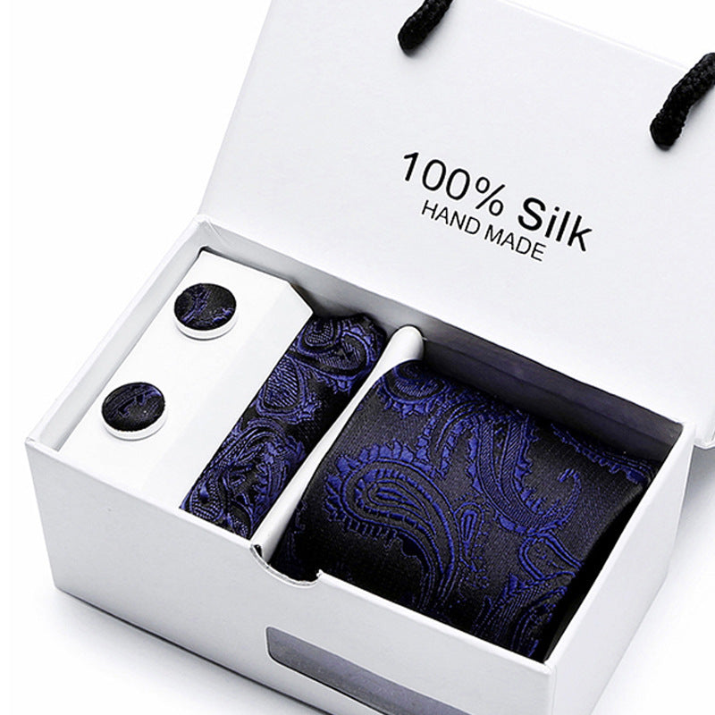 Flag Village Fashion Business Formal Wear Men's Tie Gift Box Set of 5
