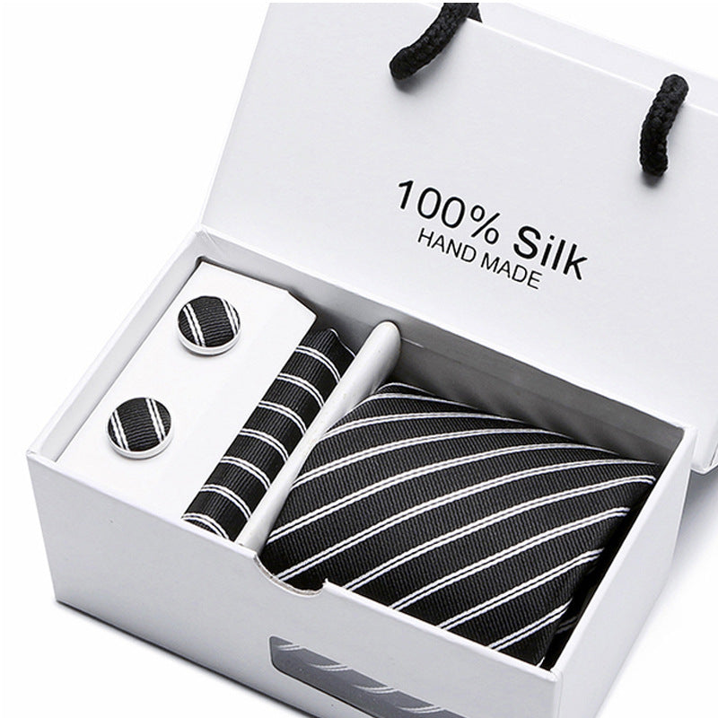 Flag Village Fashion Business Formal Wear Men's Tie Gift Box Set of 5