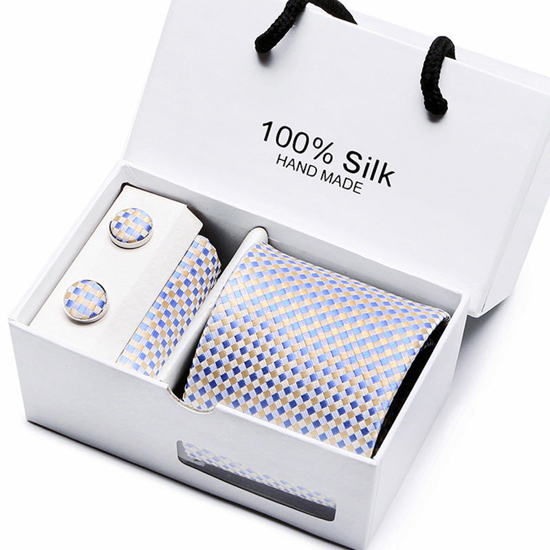 Flag Village Fashion Business Formal Wear Men's Tie Gift Box Set of 5