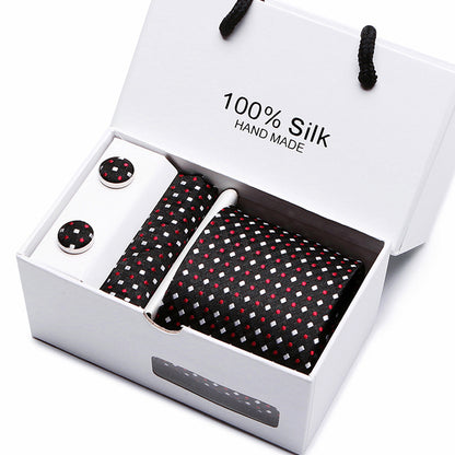 Flag Village Fashion Business Formal Wear Men's Tie Gift Box Set of 5
