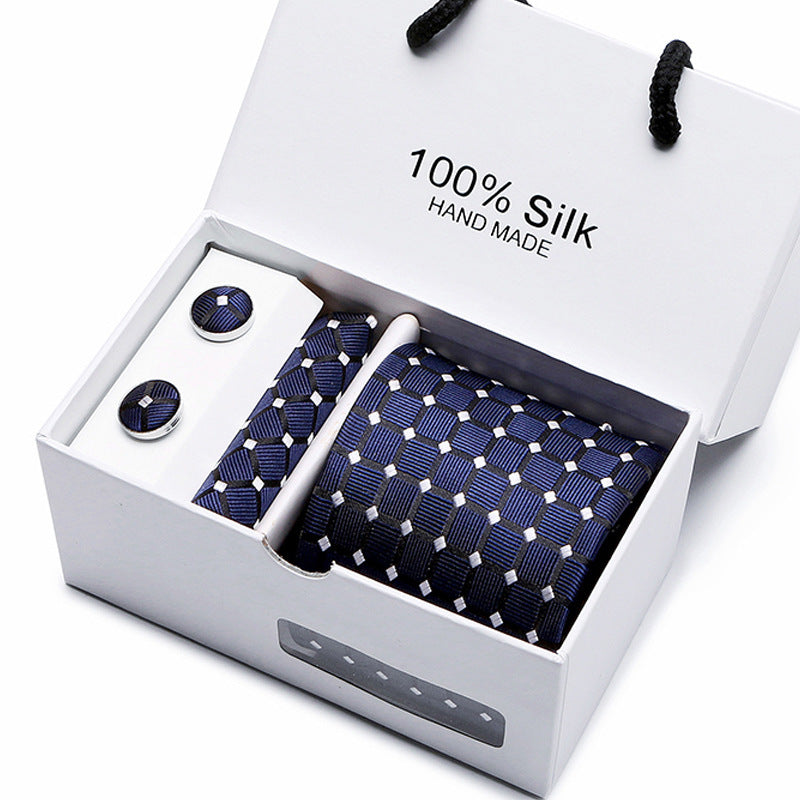 Flag Village Fashion Business Formal Wear Men's Tie Gift Box Set of 5