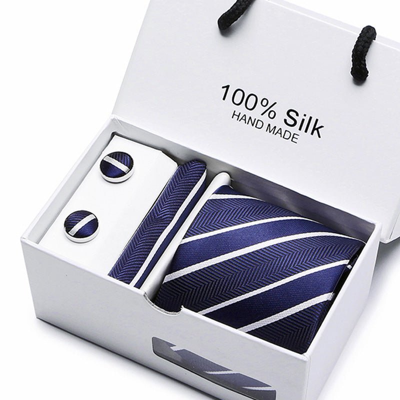 Flag Village Fashion Business Formal Wear Men's Tie Gift Box Set of 5