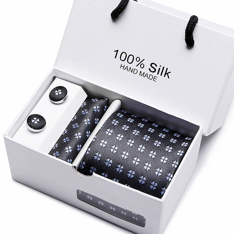 Flag Village Fashion Business Formal Wear Men's Tie Gift Box Set of 5