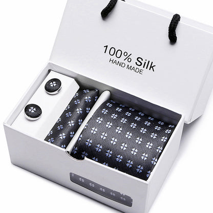 Flag Village Fashion Business Formal Wear Men's Tie Gift Box Set of 5