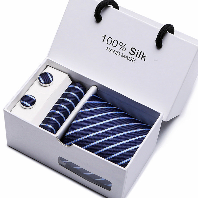Flag Village Fashion Business Formal Wear Men's Tie Gift Box Set of 5