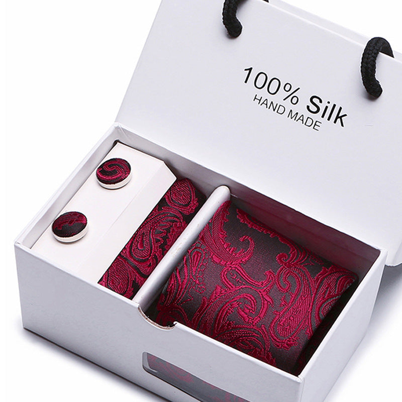 Flag Village Fashion Business Formal Wear Men's Tie Gift Box Set of 5