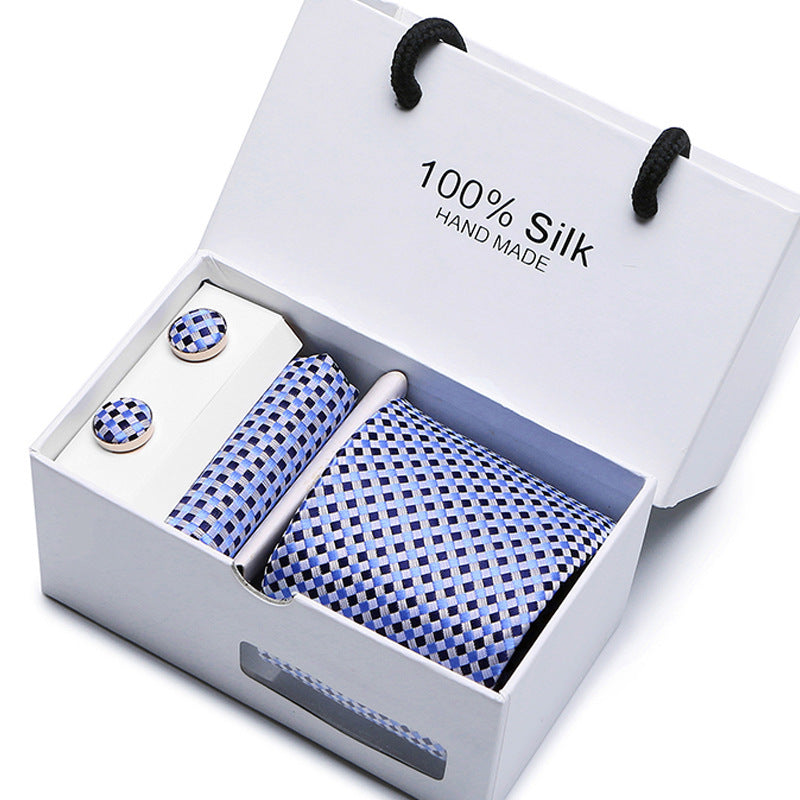 Flag Village Fashion Business Formal Wear Men's Tie Gift Box Set of 5