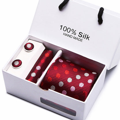 Flag Village Fashion Business Formal Wear Men's Tie Gift Box Set of 5