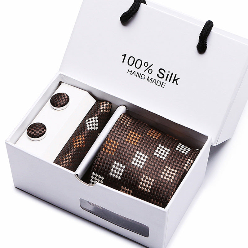 Flag Village Fashion Business Formal Wear Men's Tie Gift Box Set of 5