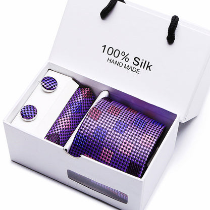Flag Village Fashion Business Formal Wear Men's Tie Gift Box Set of 5