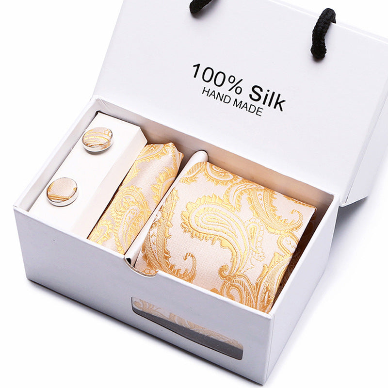 Flag Village Fashion Business Formal Wear Men's Tie Gift Box Set of 5