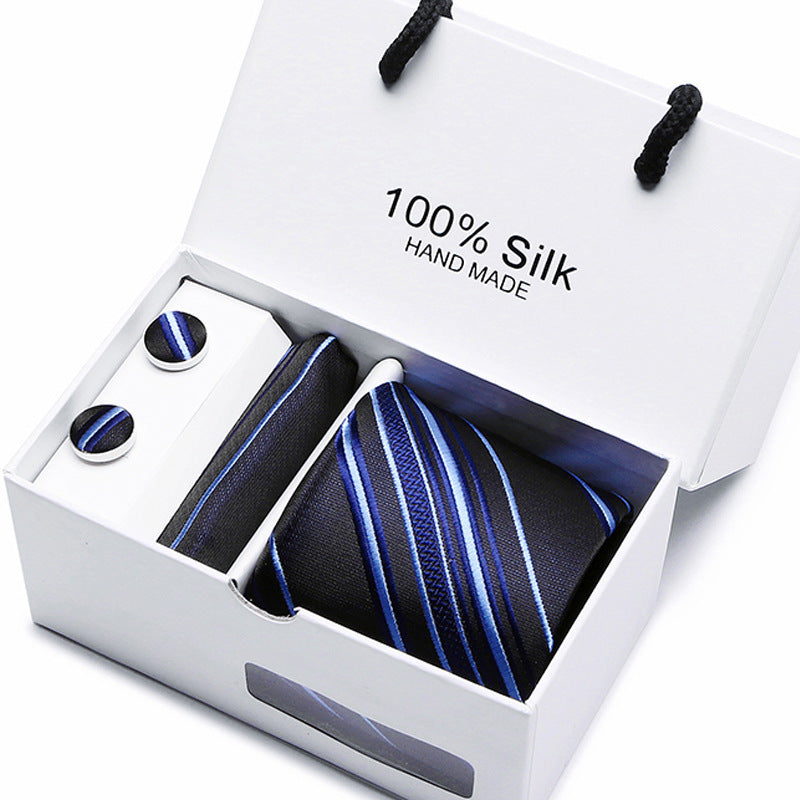 Flag Village Fashion Business Formal Wear Men's Tie Gift Box Set of 5