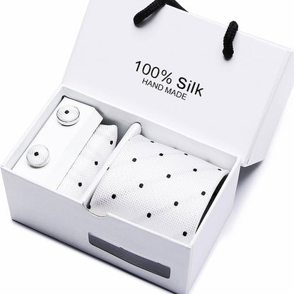 Flag Village Fashion Business Formal Wear Men's Tie Gift Box Set of 5