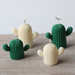 Flag Village Cactus Shape Candles Mould Silicone Candle Mold Aromatherapy Plaster Handmade Making Kit Soap Crafts Mold DIY Gifts Home Decor
