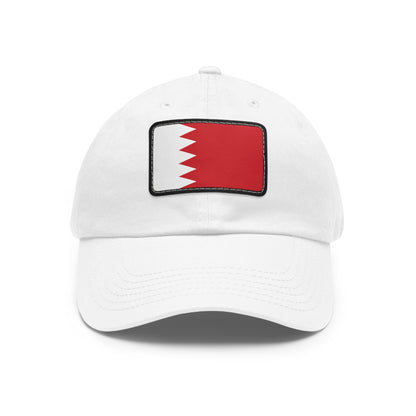 Flag Village Bahrain Flag Hat Cap with Leather Patch