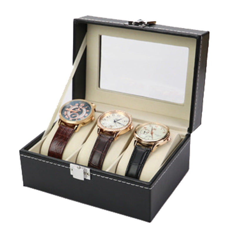 Flag Village 3-digit watch box jewelry gift dedicated display storage box