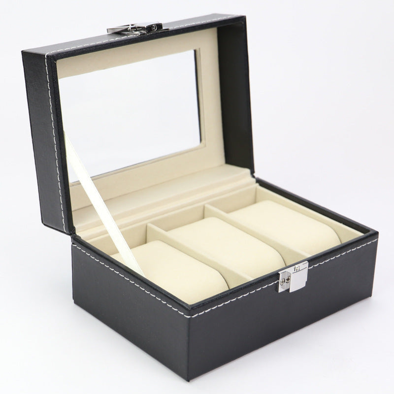 Flag Village 3-digit watch box jewelry gift dedicated display storage box