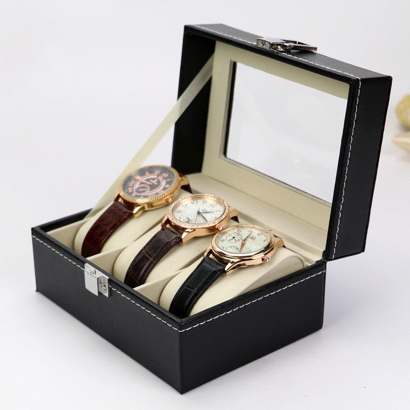 Flag Village 3-digit watch box jewelry gift dedicated display storage box