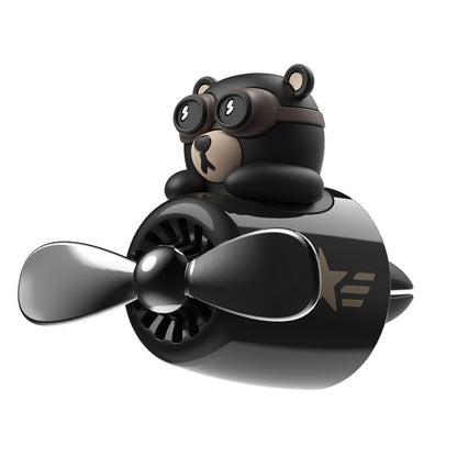 Flag Village Auto Tools Aviator Bears Car Air Outlet Aromatherapy Ornaments