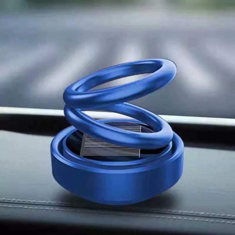 Flag Village Auto Tools Solar Auto Rotation Car Air Freshener Perfume Seat