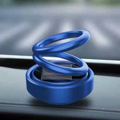 Flag Village Auto Tools Solar Auto Rotation Car Air Freshener Perfume Seat