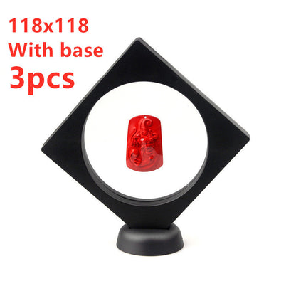 Flag Village Buddha Beads Jewelry Gift Badge Crafts Display Plastic Packaging Box