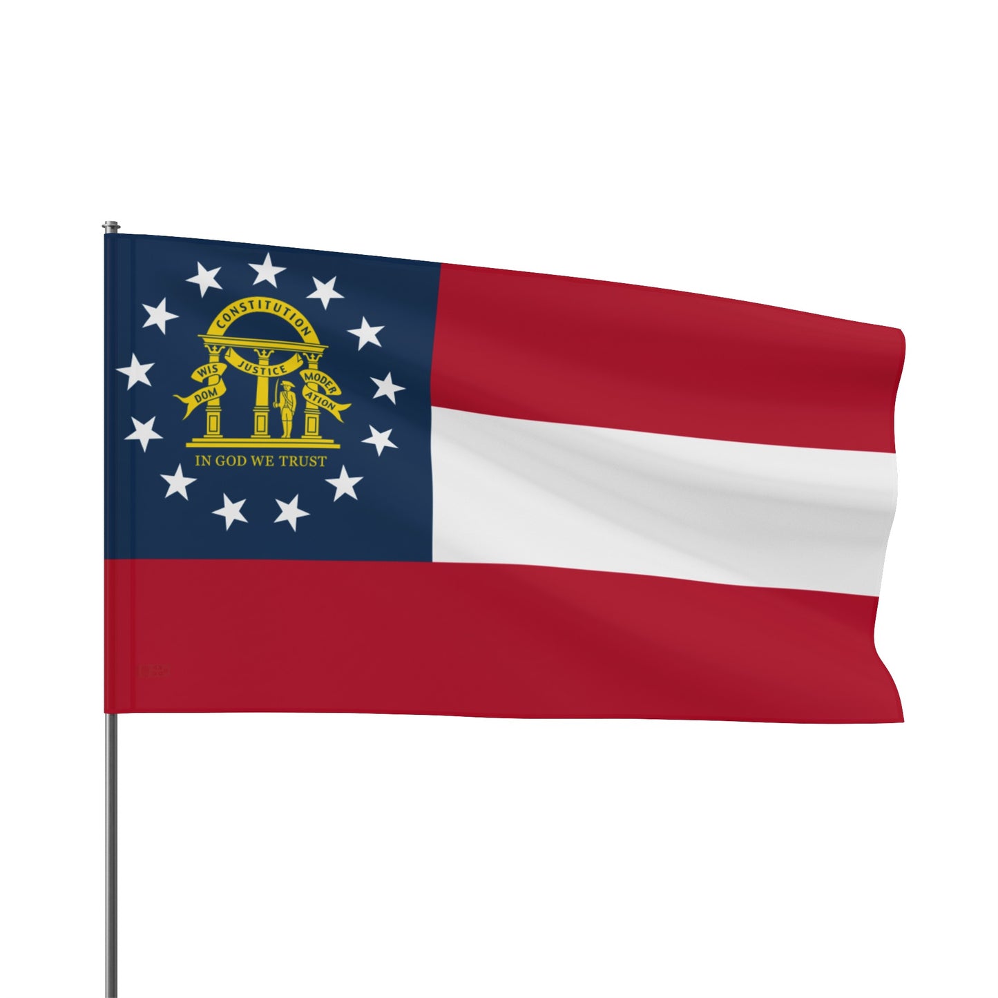 Flag Village USA Georgia State Flag 18" x 12" / 36" x 24" / 60" x 36"