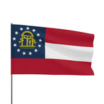 Flag Village USA Georgia State Flag 18" x 12" / 36" x 24" / 60" x 36"