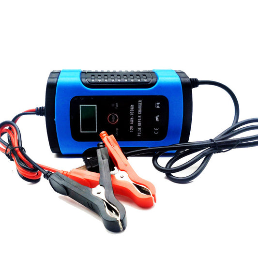 Flag Village Auto Tools 12V6A Motorcycle Car Battery Charger
