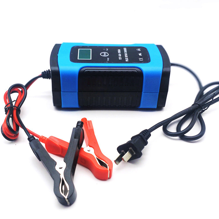 Flag Village Auto Tools 12V6A Motorcycle Car Battery Charger