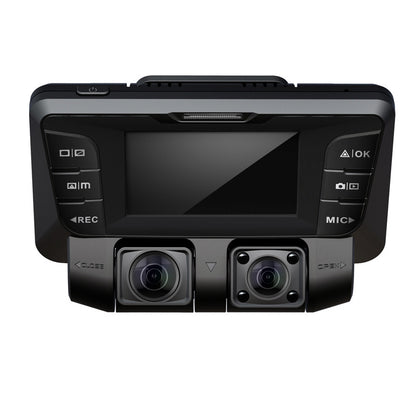Flag Village Auto Tools Car Driving Recorder HD Night Vision Dual-Lens Panoramic View Driving Recorder