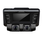 Flag Village Auto Tools Car Driving Recorder HD Night Vision Dual-Lens Panoramic View Driving Recorder