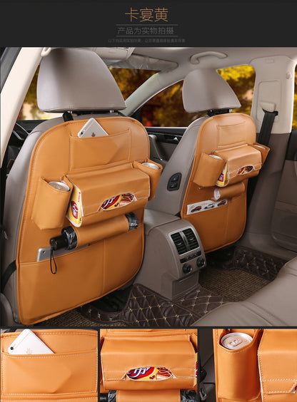 Flag Village Auto Tools Multifunctional Car Interior Seat Storage Box